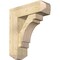 Ekena Millwork Merced Craftsman Rough Sawn Bracket w/ Offset Brace, Douglas Fir, 8"W x 24"D x 28"H BKT0806X24X28MRC04RDF - alternate 1